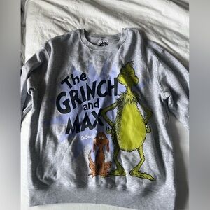 Disney Gray Grinch and Max Sweatshirt